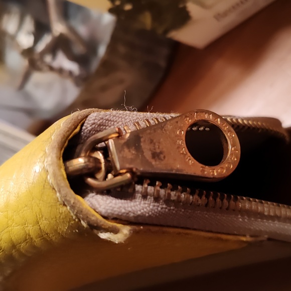 Marc by Marc Jacobs Wallet Yellow & Beige Leather - Picture 3 of 11